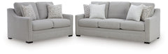 Ivory Brook Sofa And Loveseat