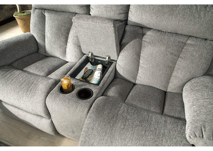 Mitchiner Reclining Loveseat with Console