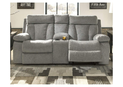 Mitchiner Reclining Loveseat with Console