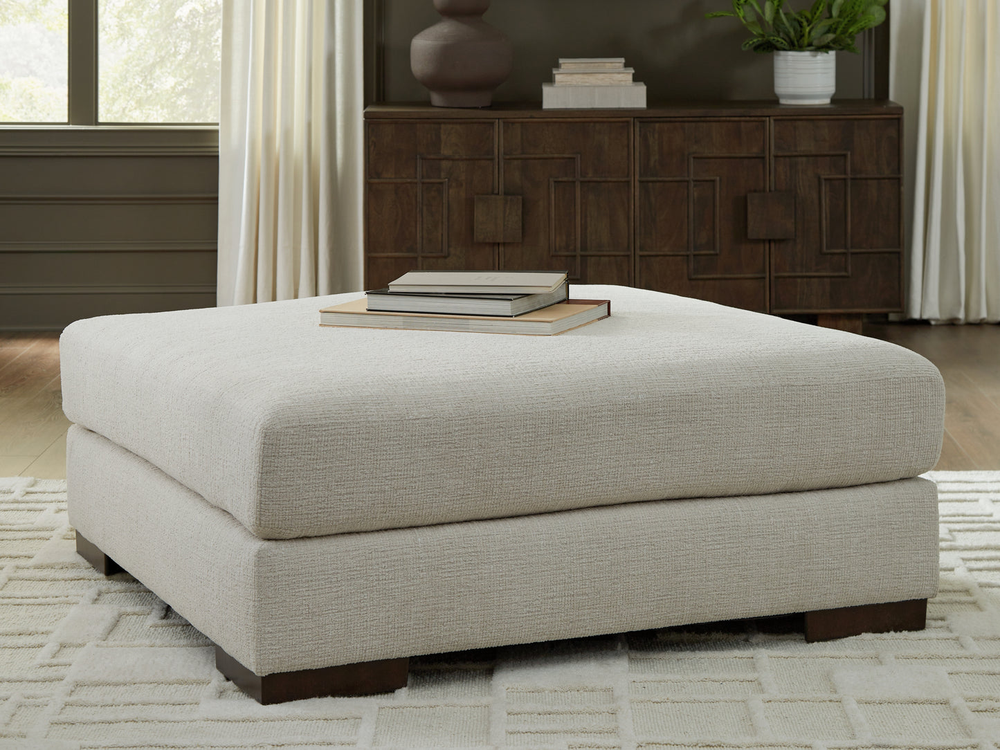 Barrelton Oversized Accent Ottoman