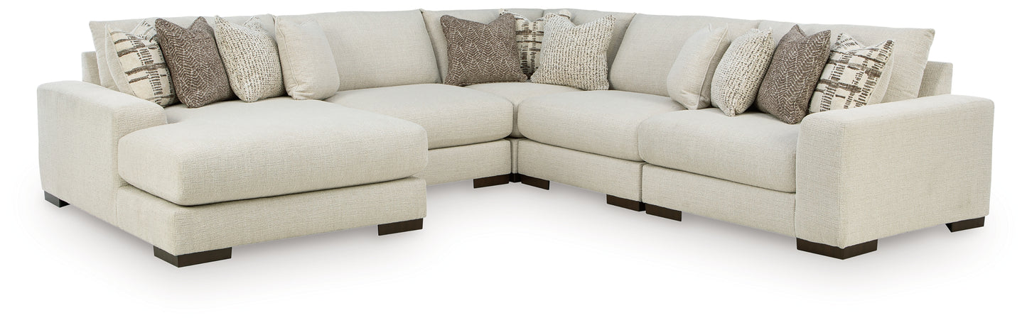 Barrelton 5-Piece Sectional with Chaise