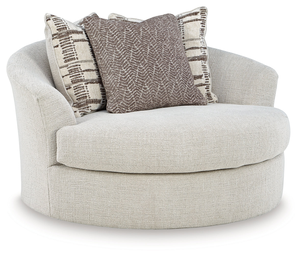 Barrelton Oversized Swivel Accent Chair