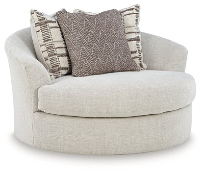 Barrelton Oversized Swivel Accent Chair