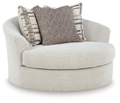 Barrelton Oversized Swivel Accent Chair