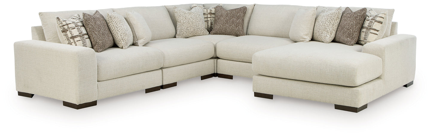 Barrelton 5-Piece Sectional with Chaise
