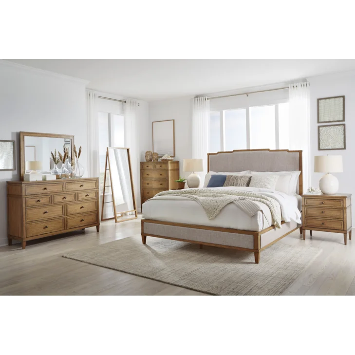 Sharlance Queen Upholstered Panel Bed