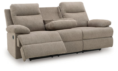 Tarrant Reclining Sofa with Drop Down Table