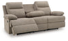 Tarrant Reclining Sofa with Drop Down Table