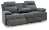 Tarrant Reclining Sofa with Drop Down Table