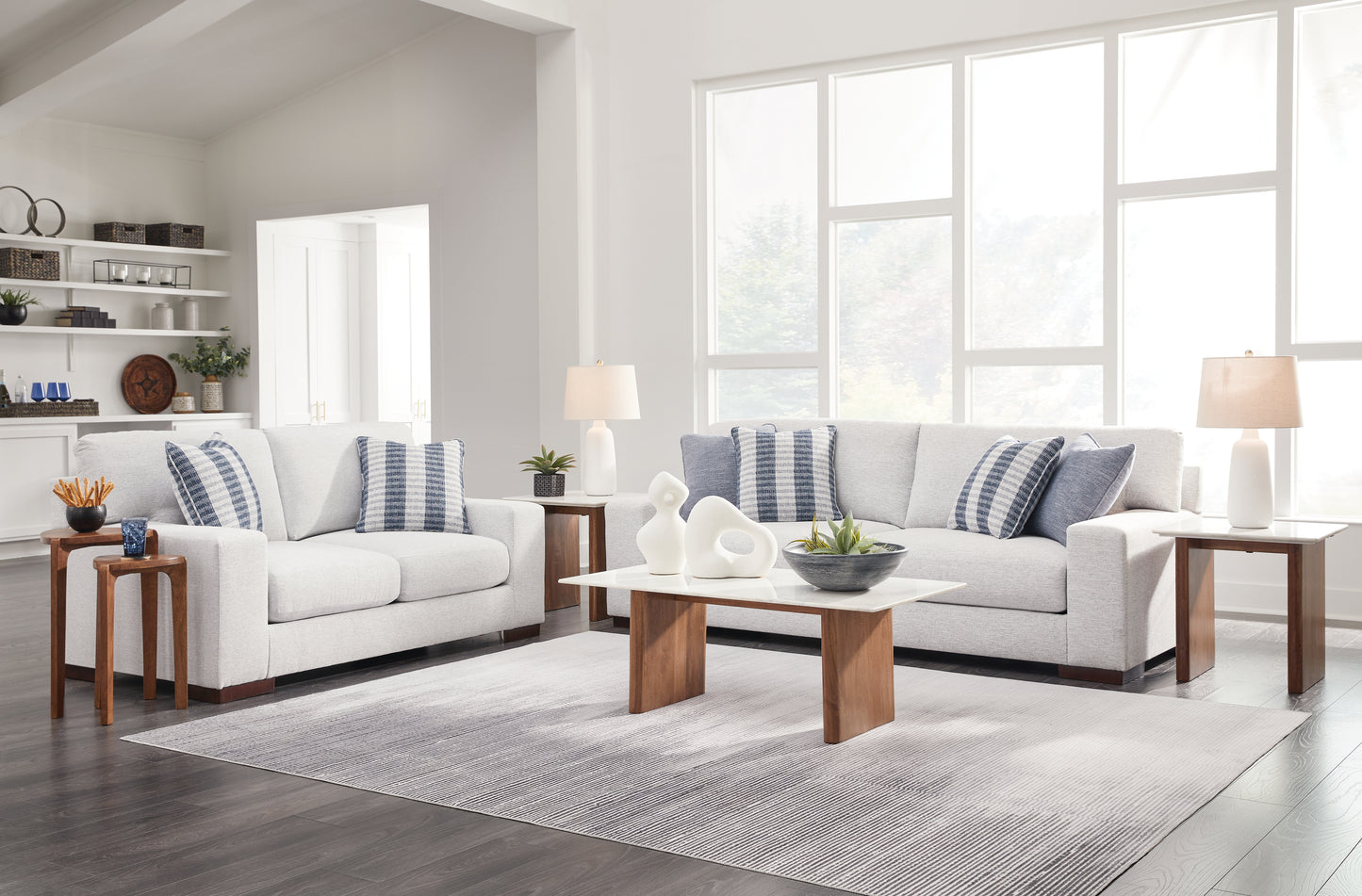 Belvoir Sofa and Loveseat