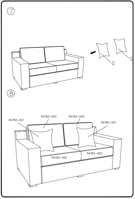 Grasson Lane Loveseat with Cushion