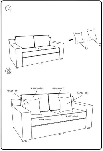 Grasson Lane Loveseat with Cushion