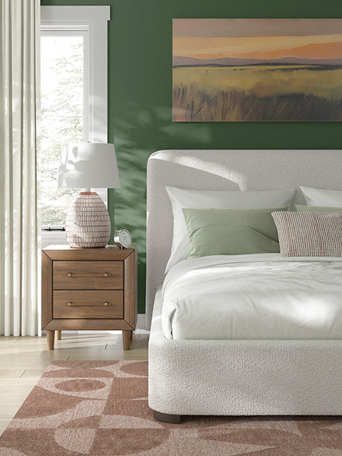 Whittgate Queen Upholstered Bed with Roll Slats