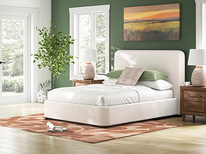 Whittgate Queen Upholstered Bed with Roll Slats