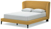 Maloken Queen Upholstered Bed with Roll Slats