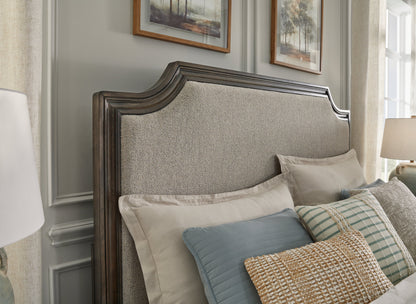 Veramond Queen Upholstered Panel Bed