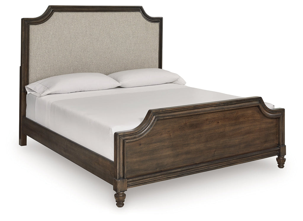 Veramond King Upholstered Panel Bed