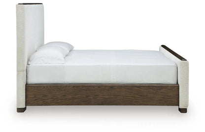 Darimore King Upholstered Panel Bed
