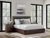 Kendamor King Upholstered Panel Bed