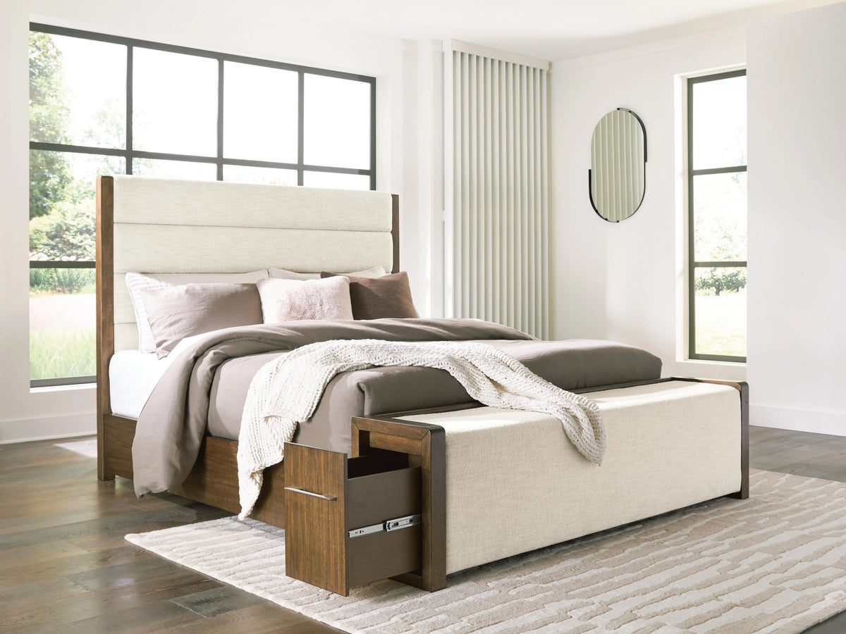 Marxmore King Upholstered Storage Bed