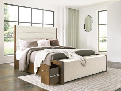 Marxmore King Upholstered Storage Bed