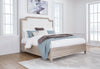 Jorlaina Queen Upholstered Panel Bed