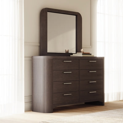 Neo Dresser and Mirror