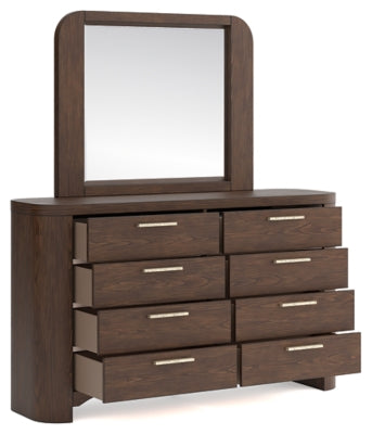 Neo Dresser and Mirror
