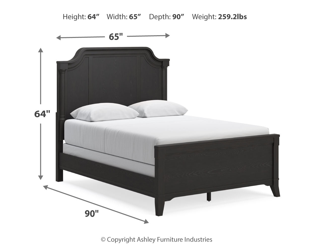 Welltern Queen Panel Bed