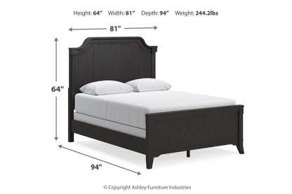 Welltern King Panel Bed