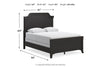 Welltern King Panel Bed