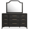 Welltern Dresser & Mirror