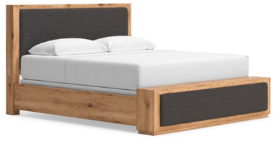 Bracken Queen Upholstered Panel Bed