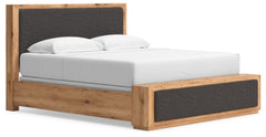 Bracken Queen Upholstered Panel Bed