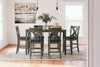 Caitbrook Counter Height Dining Table and Bar Stools (Set of 7)