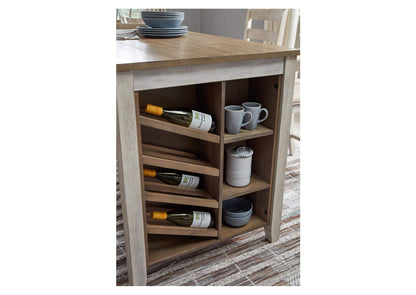 Skempton Counter Height Dining Table and 4 Barstools