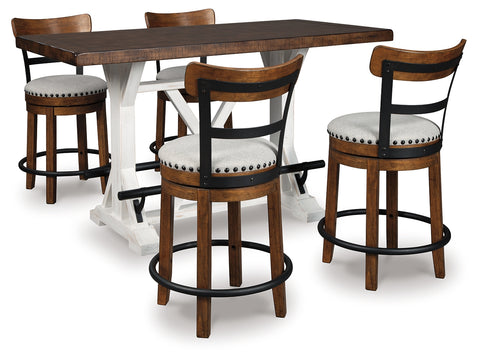 Valebeck 5-Piece Counter Height Dining Set