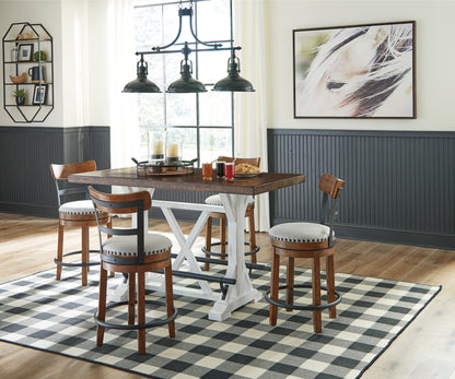 Valebeck 5-Piece Counter Height Dining Set