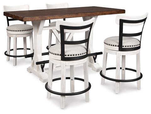 Valebeck 5-Piece Counter Height Dining Set