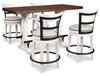 Valebeck 5-Piece Counter Height Dining Set