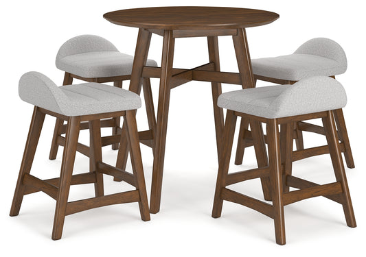 Lyncott Counter Dining Set (Set of 5)