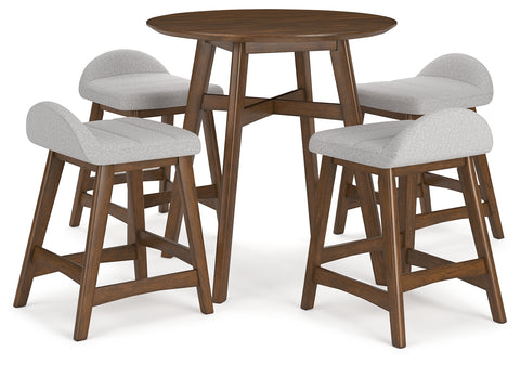 Lyncott Counter Dining Set (Set of 5)