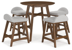 Lyncott Counter Dining Set (Set of 5)