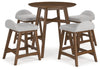 Lyncott Counter Dining Set (Set of 5)