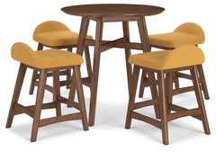 Lyncott Counter Dining Set (Set of 5)
