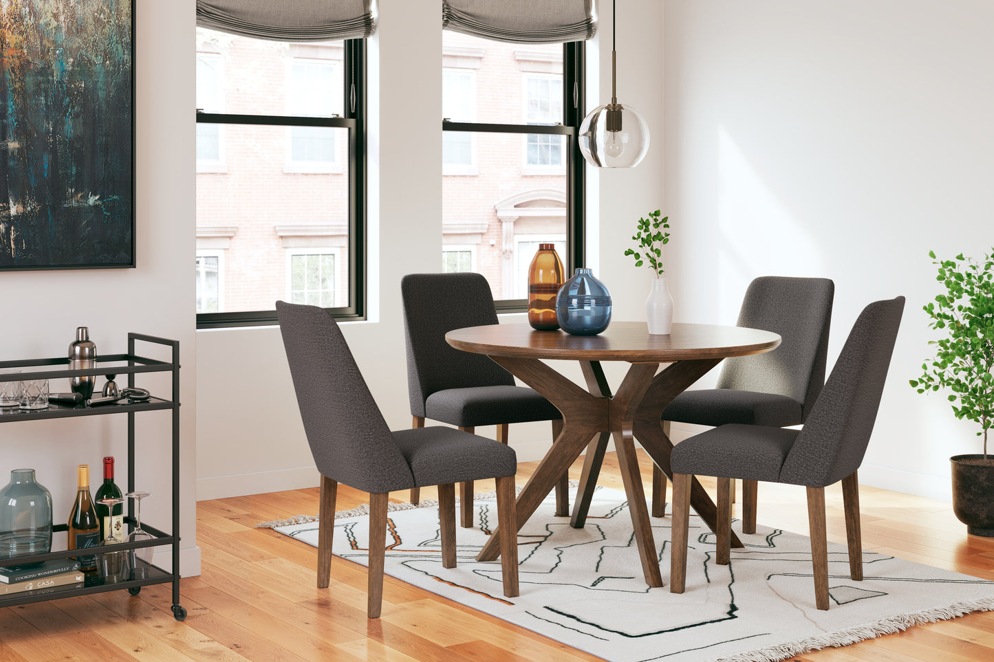 Lyncott Dining Set (Set of 5)