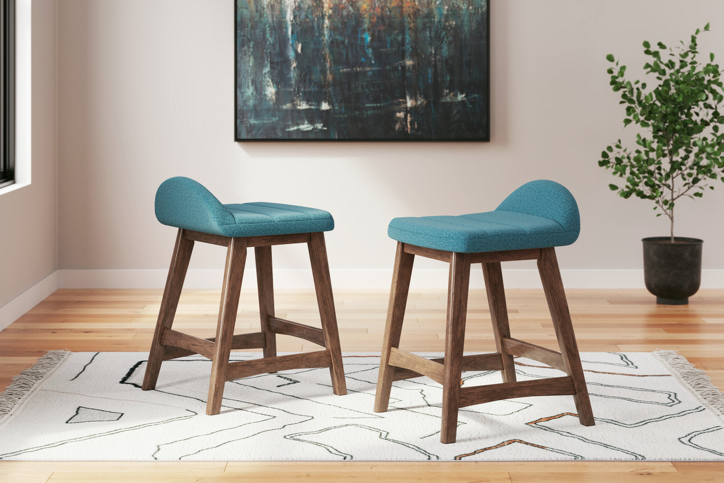 Lyncott Counter Dining Set (Set of 5)