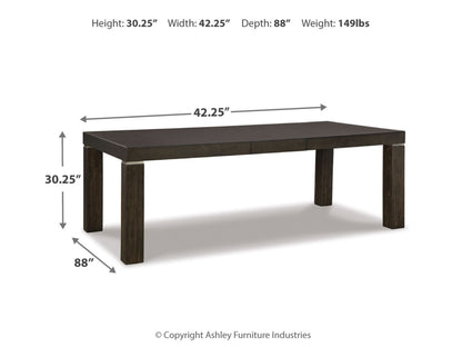Hyndell Dining Table and 6 Chairs