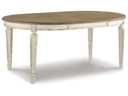 Realyn Dining Table and 6 Chairs