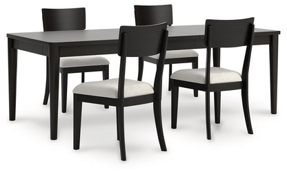 Portdown Dining Table and 4 Chairs